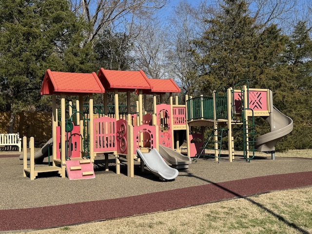 view of jungle gym