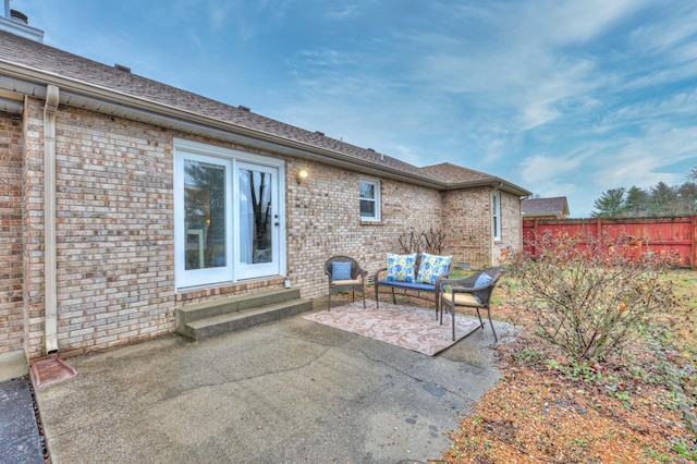 view of patio / terrace with outdoor lounge area