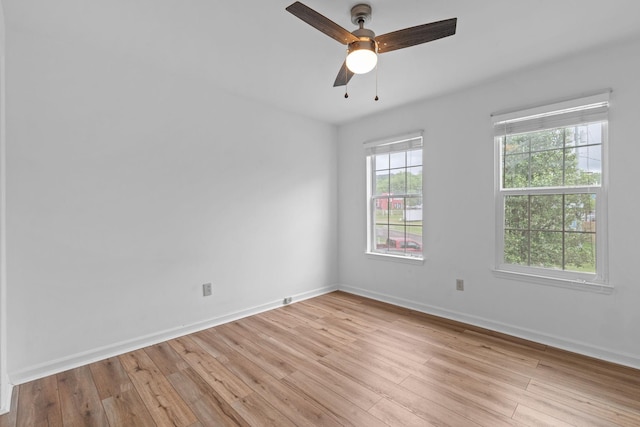 474 S Main St Unit 203, Ashland City, TN 37015 - empty room with ceiling fan and light wood-type flooring