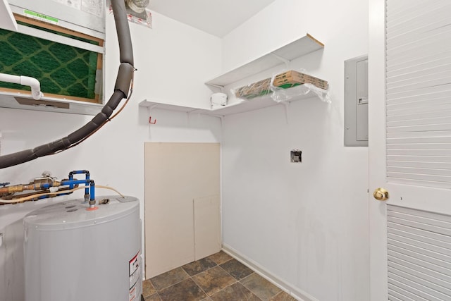 474 S Main St Unit 203, Ashland City, TN 37015 - laundry room featuring water heater and electric panel