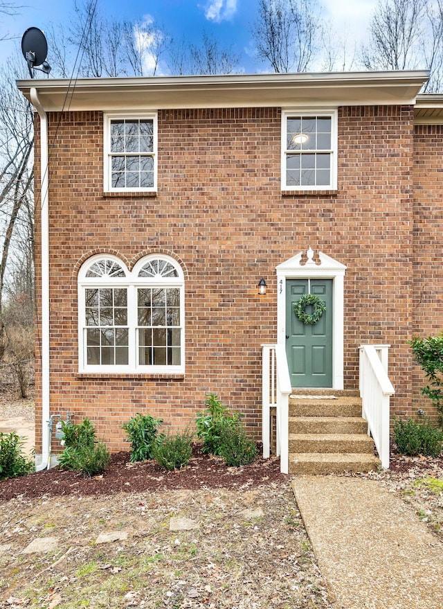 view of front of property