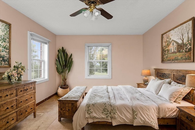 1144 Miller Rd, Lewisburg, TN 37091 - bedroom with light carpet, ceiling fan, and baseboards