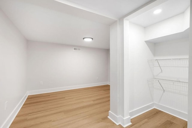 interior space featuring hardwood / wood-style floors