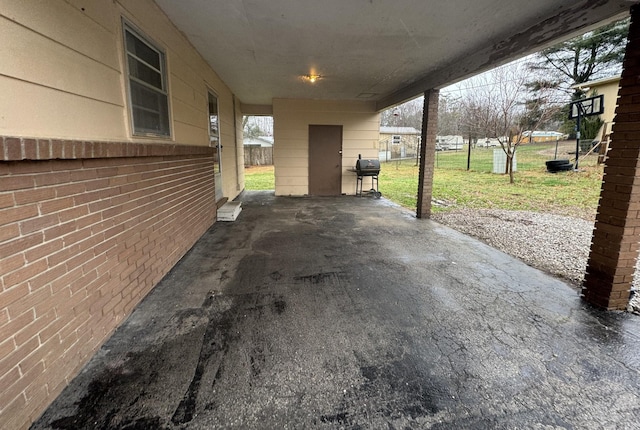 view of patio / terrace featuring area for grilling