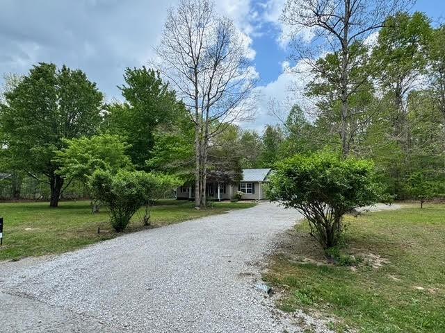 238 Laurens Ln, Grimsley, TN 38565 - exterior space with driveway and a front yard