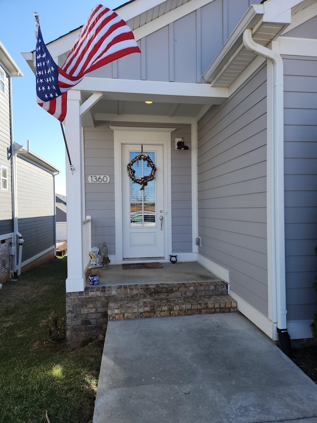 view of entrance to property