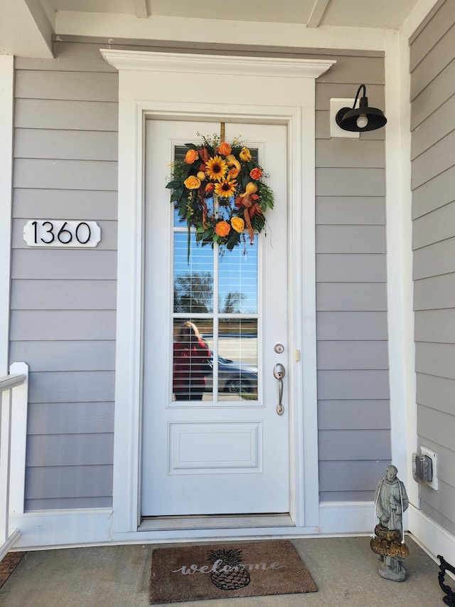 view of property entrance