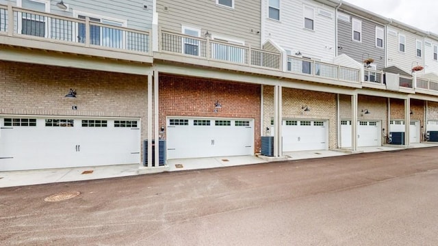 garage with central AC