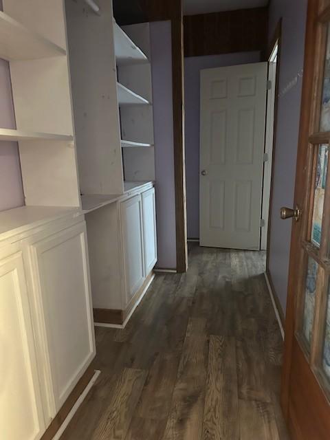 275 Patricia Cir, Indian Mound, TN 37079 - hallway with dark hardwood / wood-style floors