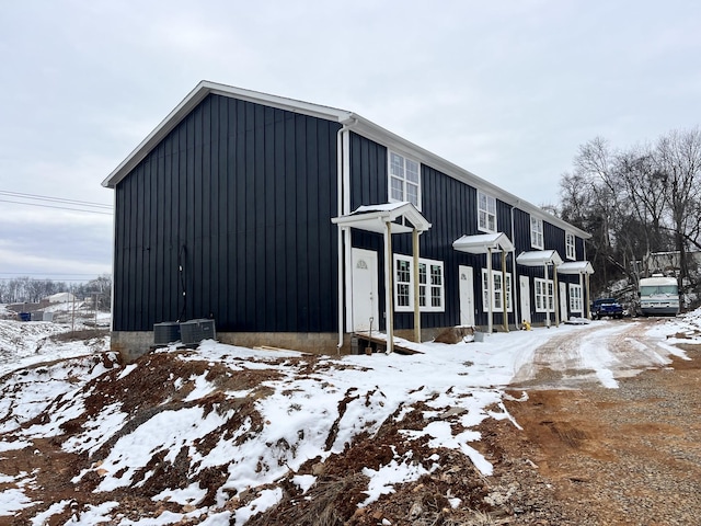 exterior space with central AC unit