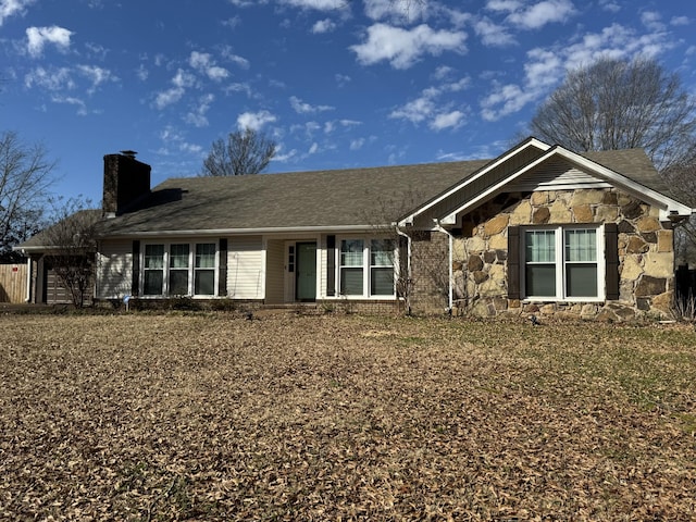 view of ranch-style home