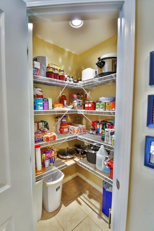 view of pantry