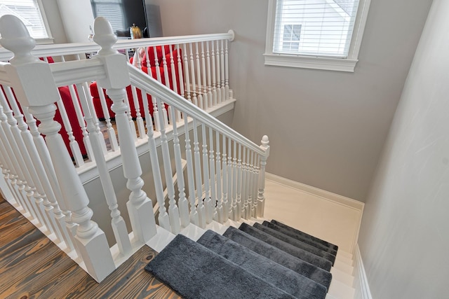 view of staircase