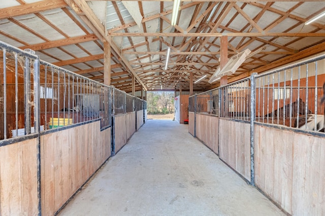 view of horse barn