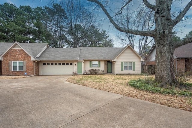 ranch-style house with a garage