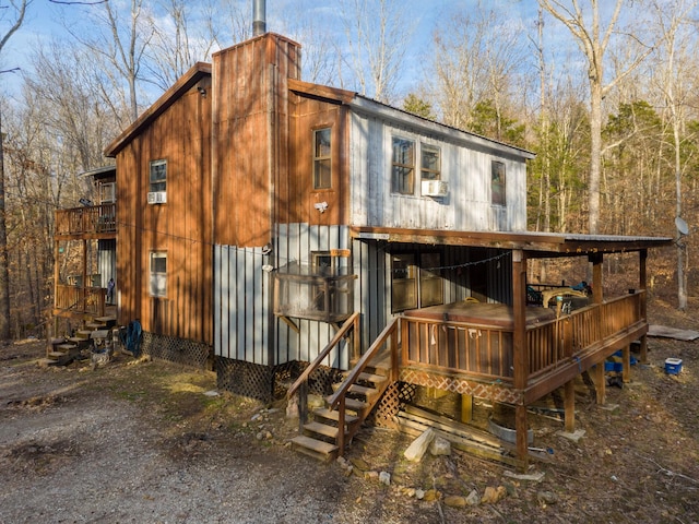 view of rear view of house