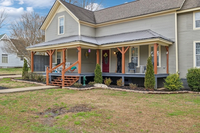 479 Elora Rd, Elora, TN 37328 - view of front facade featuring a porch and a front yard
