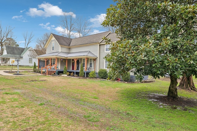 479 Elora Rd, Elora, TN 37328 - view of front facade with a porch and a front yard