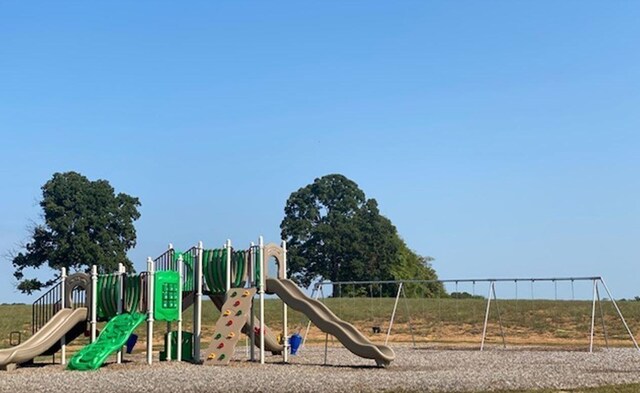 view of jungle gym