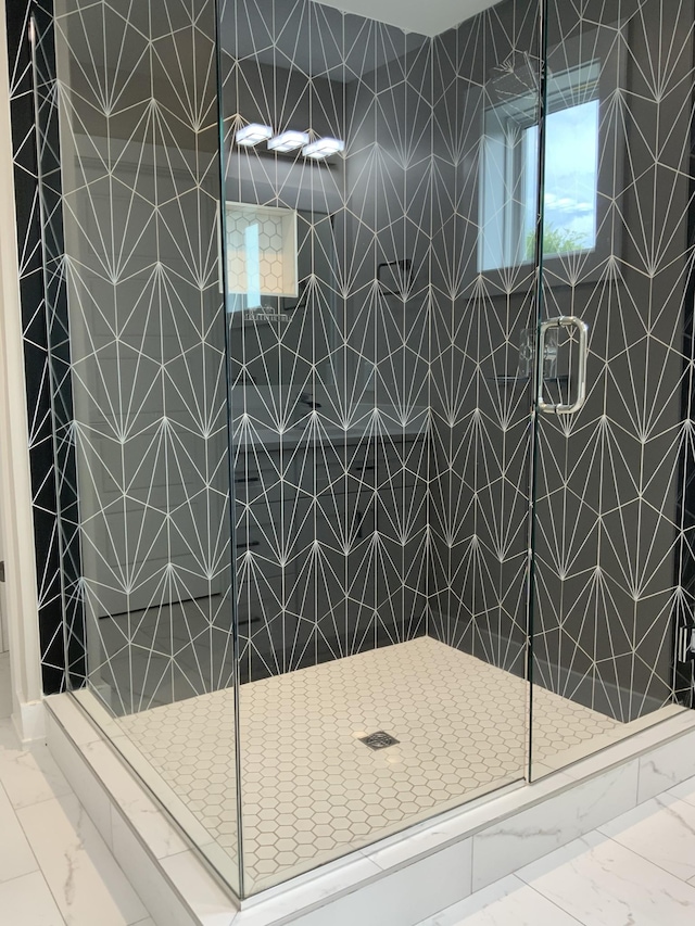 bathroom with walk in shower