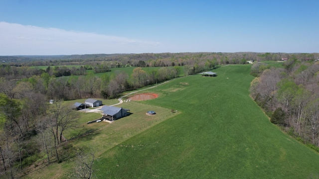 2723 Piney Rd, Nunnelly, TN 37137 - drone / aerial view featuring a rural view