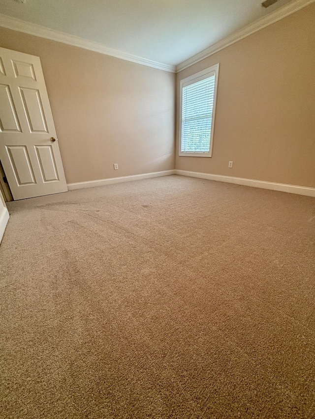 1532 Bunbury Dr, Thompsons Station, TN 37179 - empty room with crown molding and carpet floors