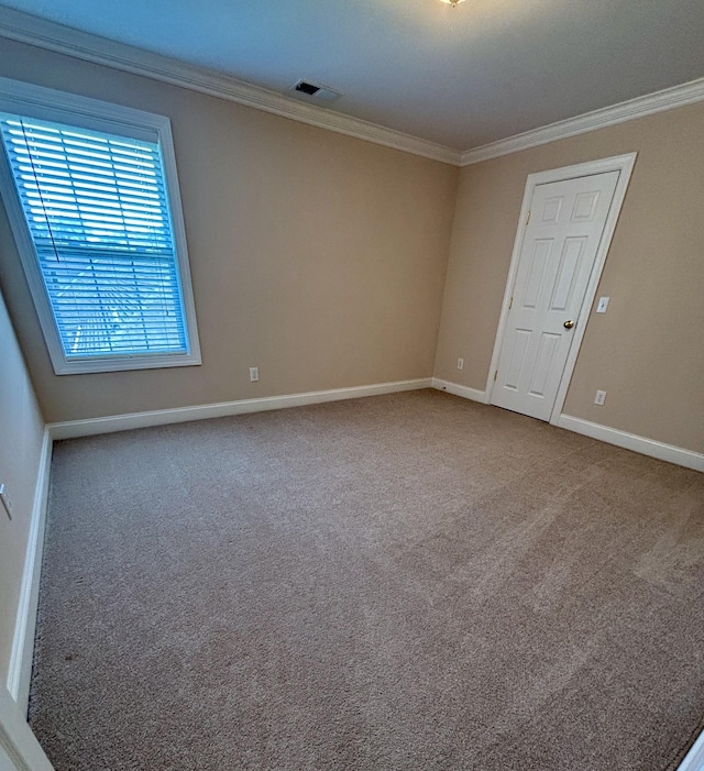 1532 Bunbury Dr, Thompsons Station, TN 37179 - unfurnished room with crown molding and carpet floors