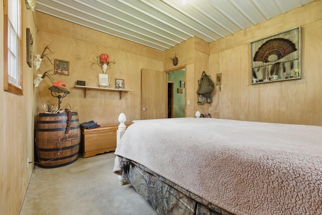 474 Bartlett Hollow Rd, Petersburg, TN 37144 - bedroom featuring wood walls