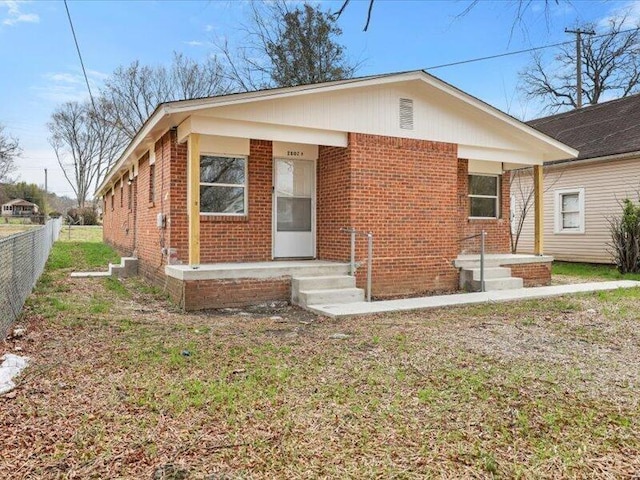 view of front of property