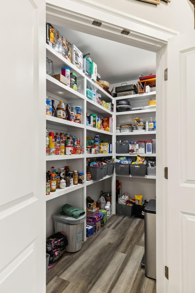 view of pantry