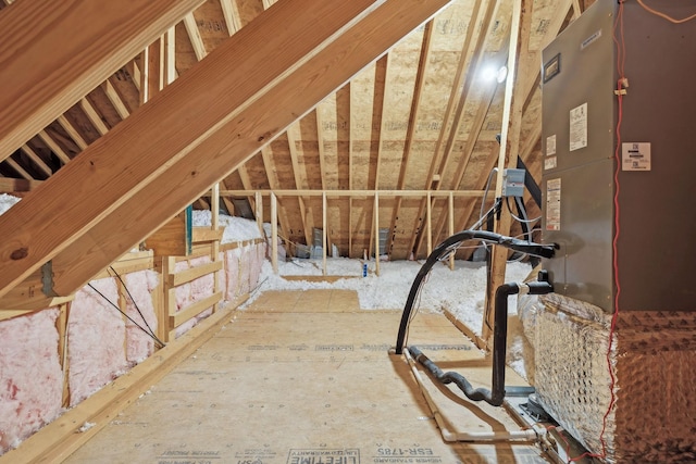 view of attic