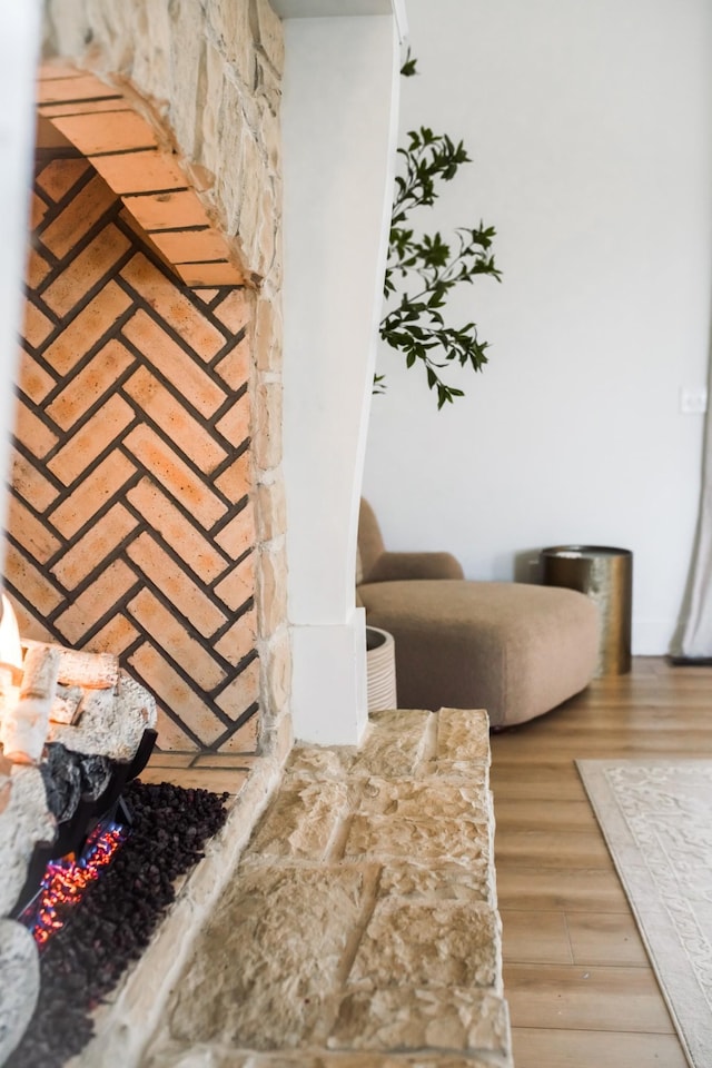 room details featuring wood-type flooring