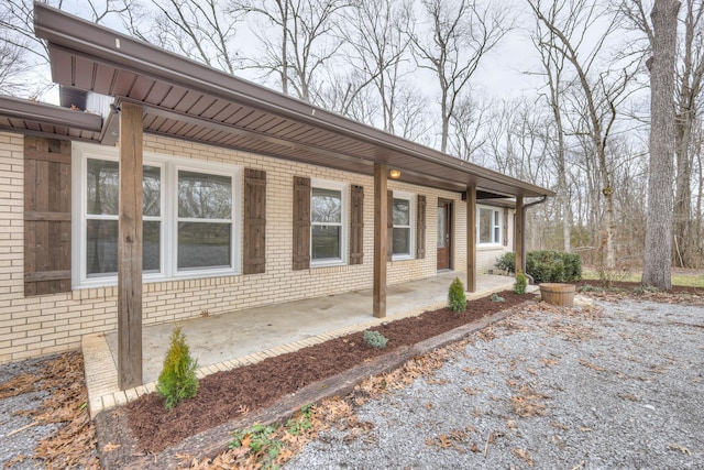 exterior space with a patio