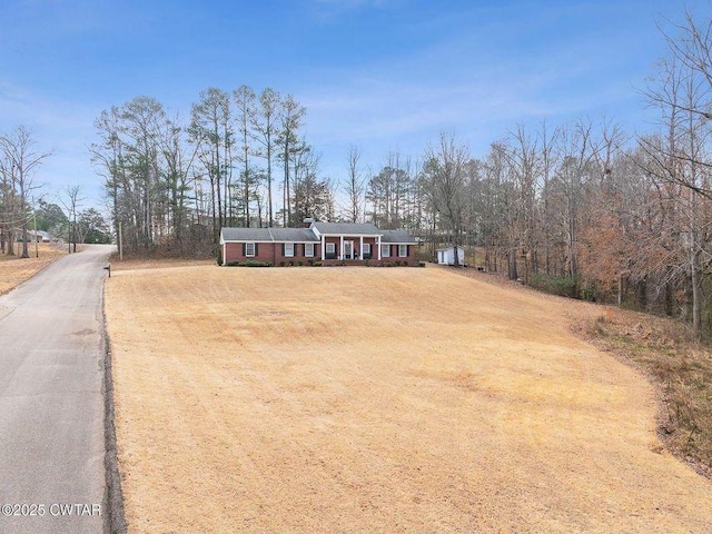 view of front of property with covered porch