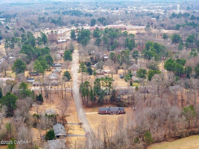 drone / aerial view featuring a rural view