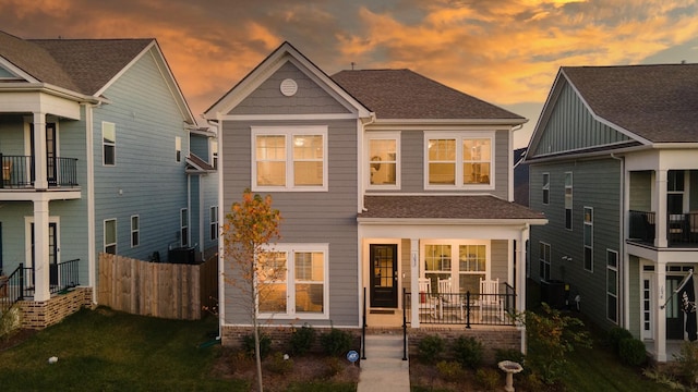 view of front of home