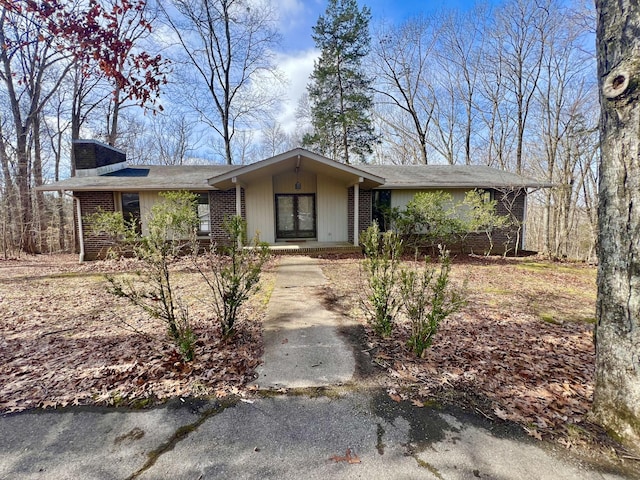 view of ranch-style home