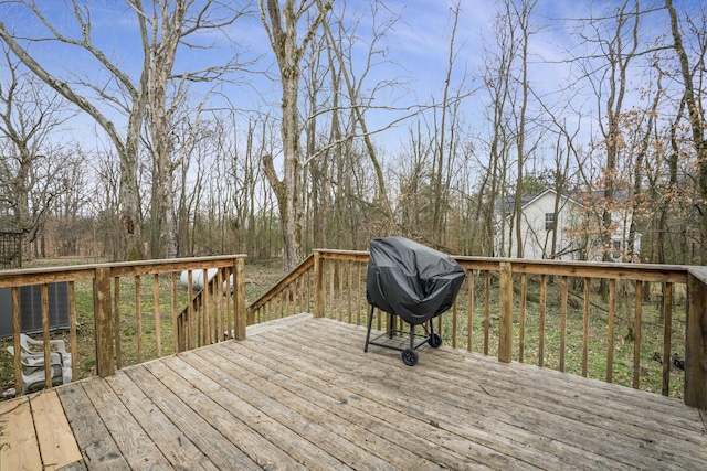 2360 Seven Mile Ferry Rd, Clarksville, TN 37040 - wooden deck featuring a grill