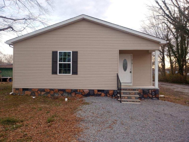 view of manufactured / mobile home