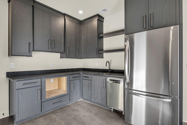 kitchen featuring sink and stainless steel appliances