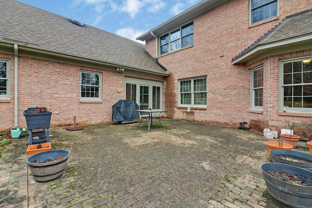 exterior space featuring area for grilling