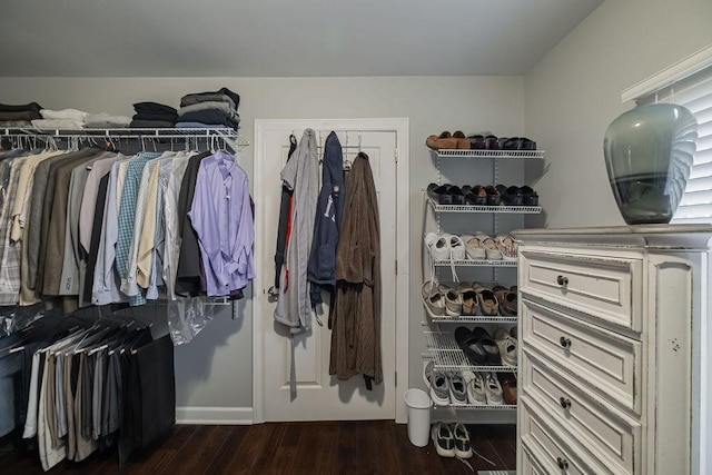 306 Amherst Dr, Tullahoma, TN 37388 - spacious closet featuring wood finished floors