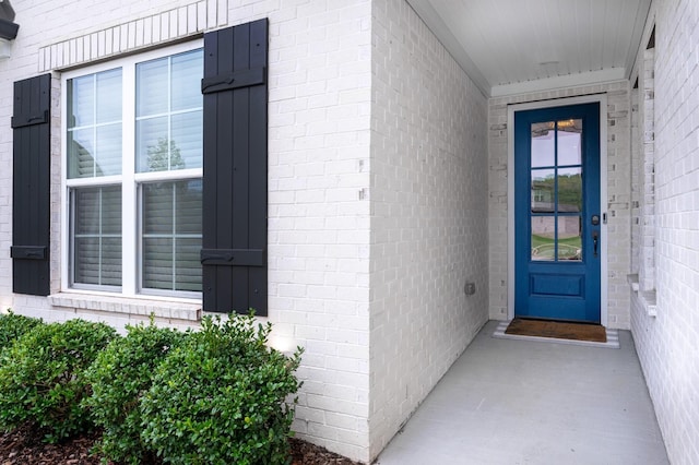 view of entrance to property