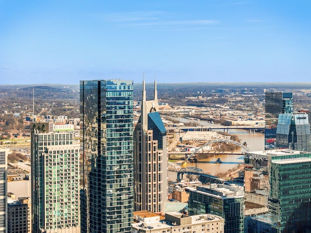 city view featuring a water view