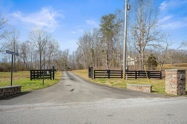 view of road