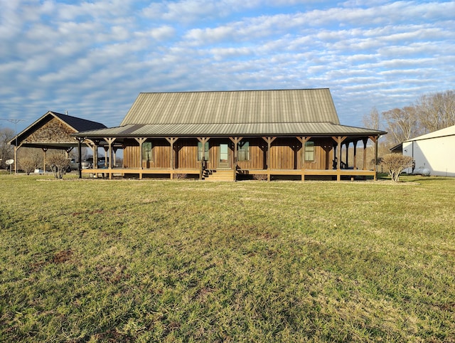 view of horse barn