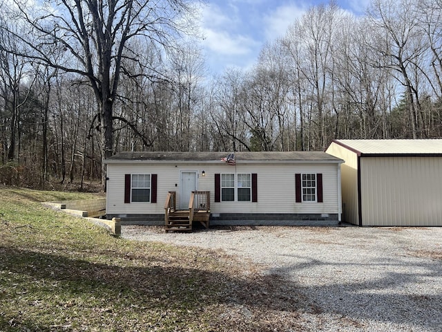 view of manufactured / mobile home