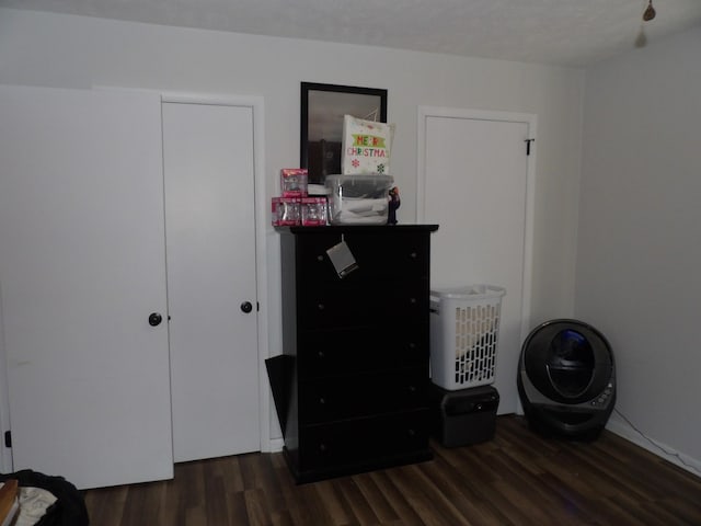 misc room featuring dark hardwood / wood-style flooring