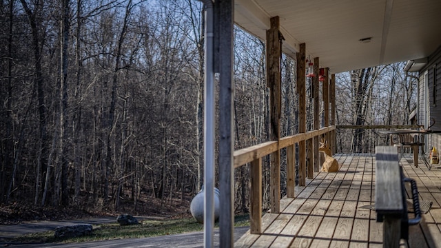 view of deck