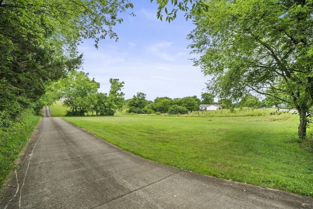 view of road